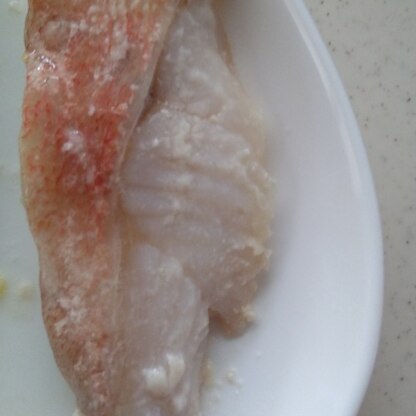 赤魚と白みそがとてもよく合いました！